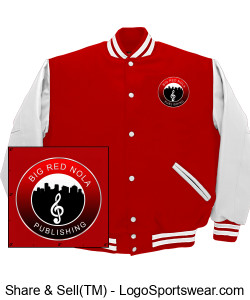 Big Red NOLA Publishing Varsity Jacket Design Zoom
